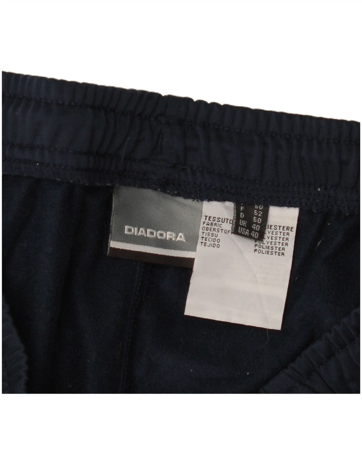 Diadora Pantalón Chándal Hombre UK 40 Medium Azul Marino Poliéster