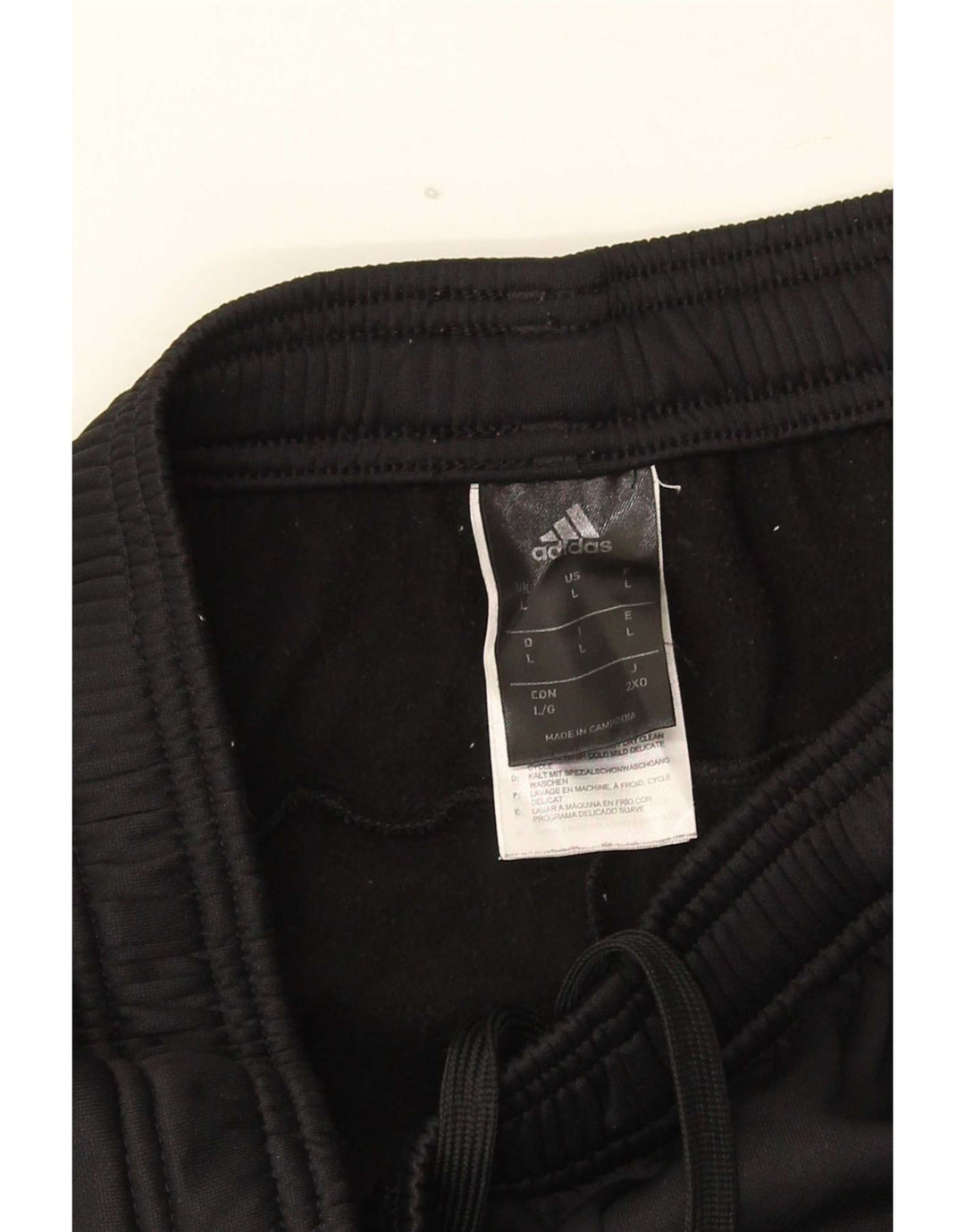 Adidas Hombre Climawarm Pantalones De Chándal Grande Negro Poliéster