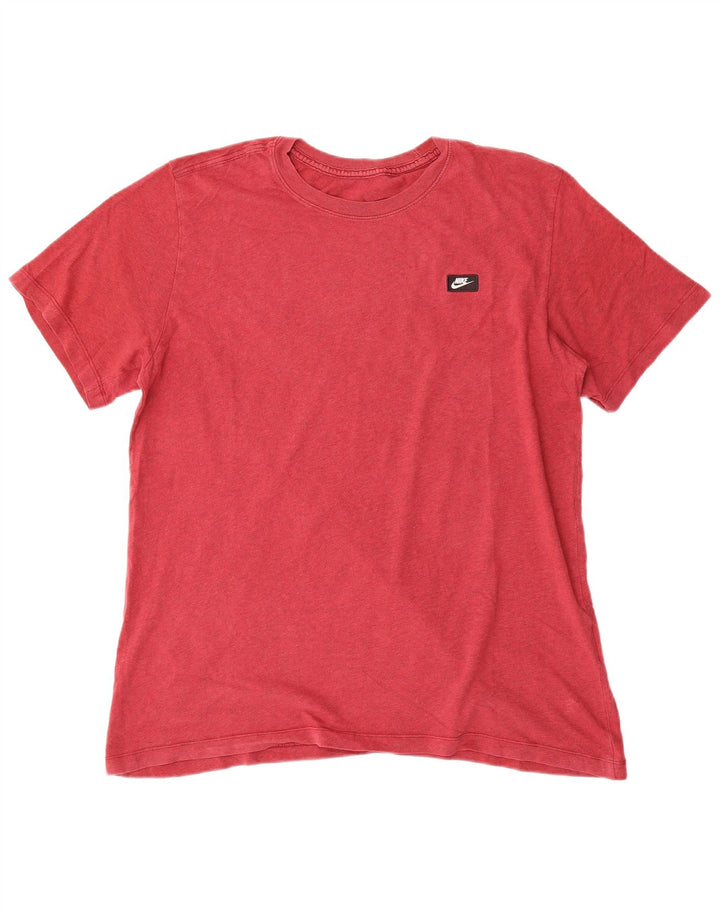 Nike - Camiseta para hombre, talla grande, color rojo, algodón