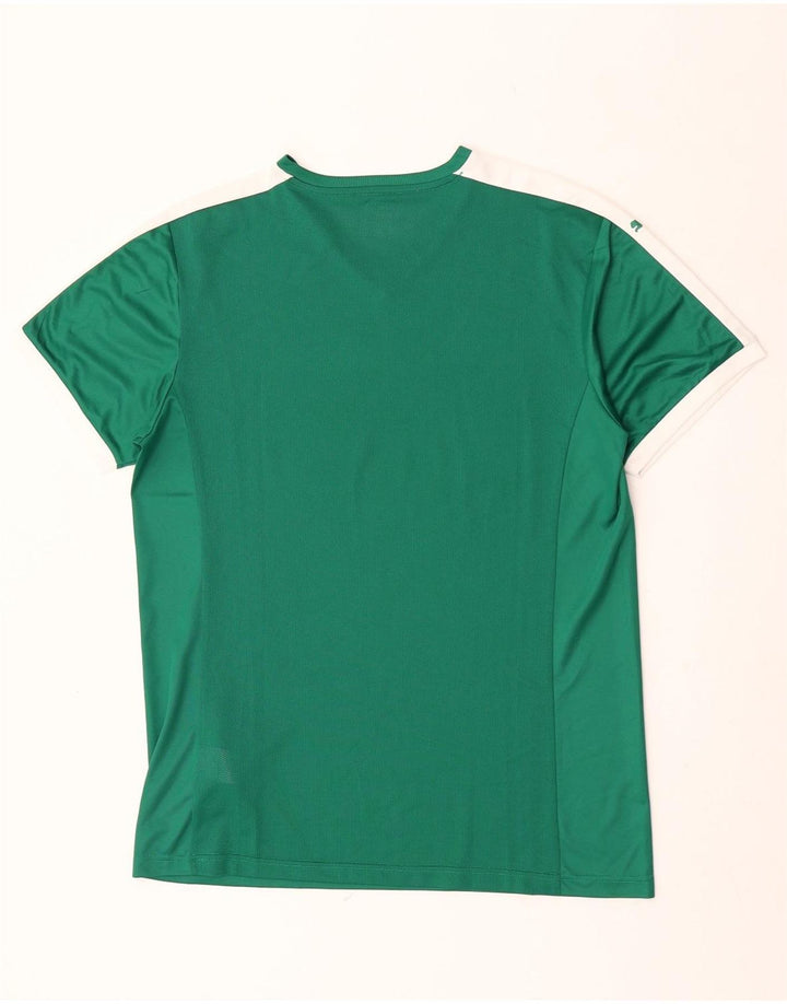 Puma Camiseta Hombre Top XL Verde Colorblock Poliéster