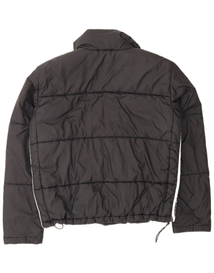 Adidas Chaqueta acolchada extragrande para mujer UK 10 Small Poliéster negro