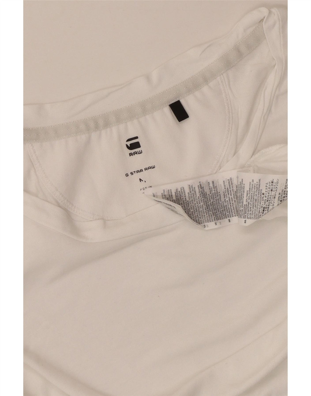 G-STAR Camiseta para mujer Top UK 44 Medium White Viscosa