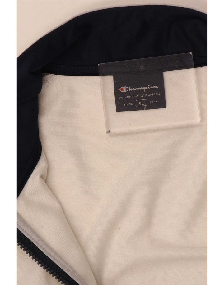 Champion Chaqueta de chándal para hombre XL Gris Colorblock