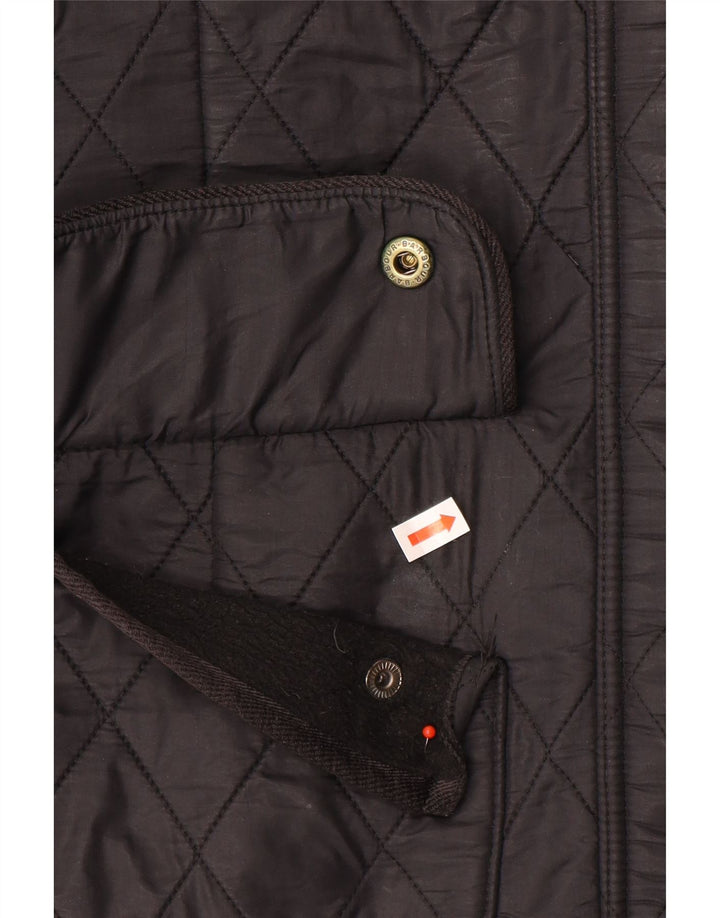 Barbour Chaqueta utilitaria acolchada para mujer Reino Unido 12 Mediano Negro