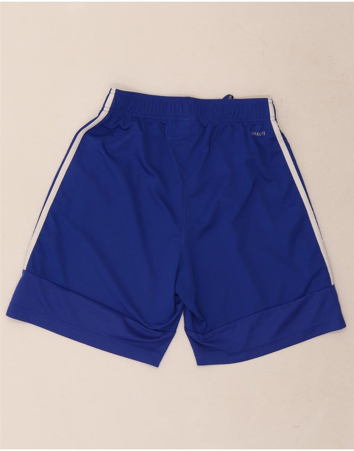 Adidas Mens Climalite Sport Shorts Pequeño Azul Poliéster