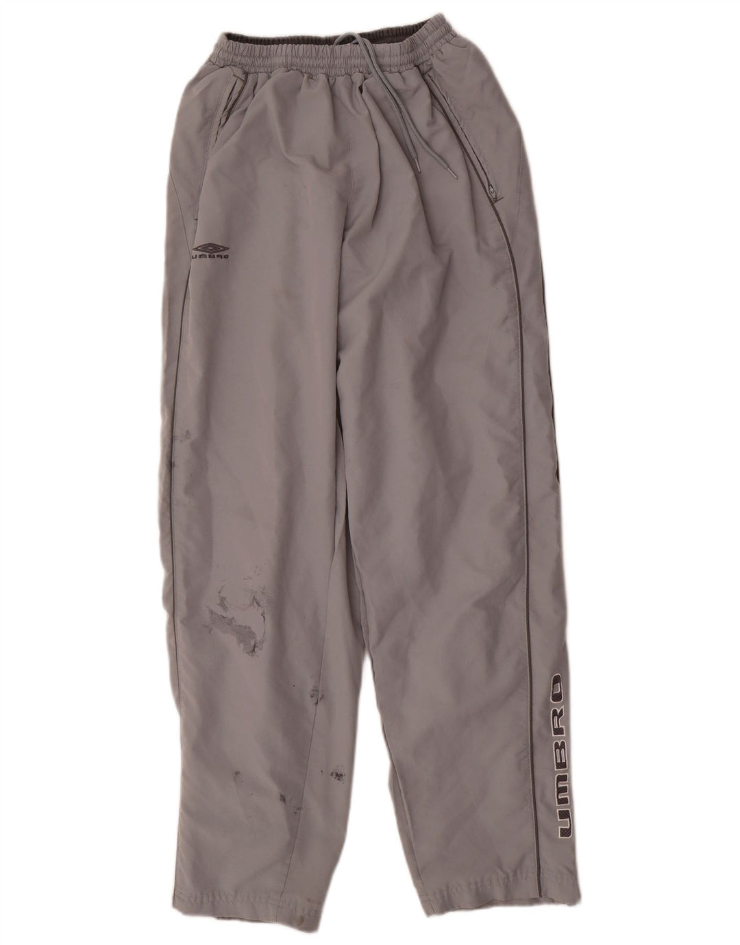 Umbro Hombre Pantalones De Chándal Gráfico Pequeño Poliéster Gris