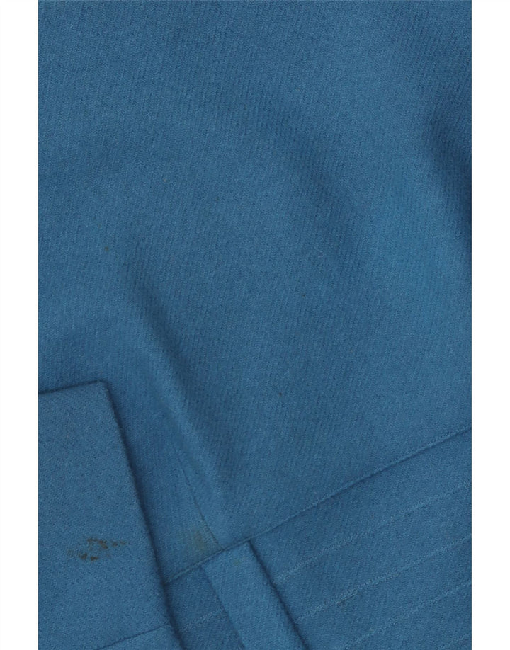 VINTAGE Vestido de manga 3/4 para mujer Reino Unido 12 Azul medio