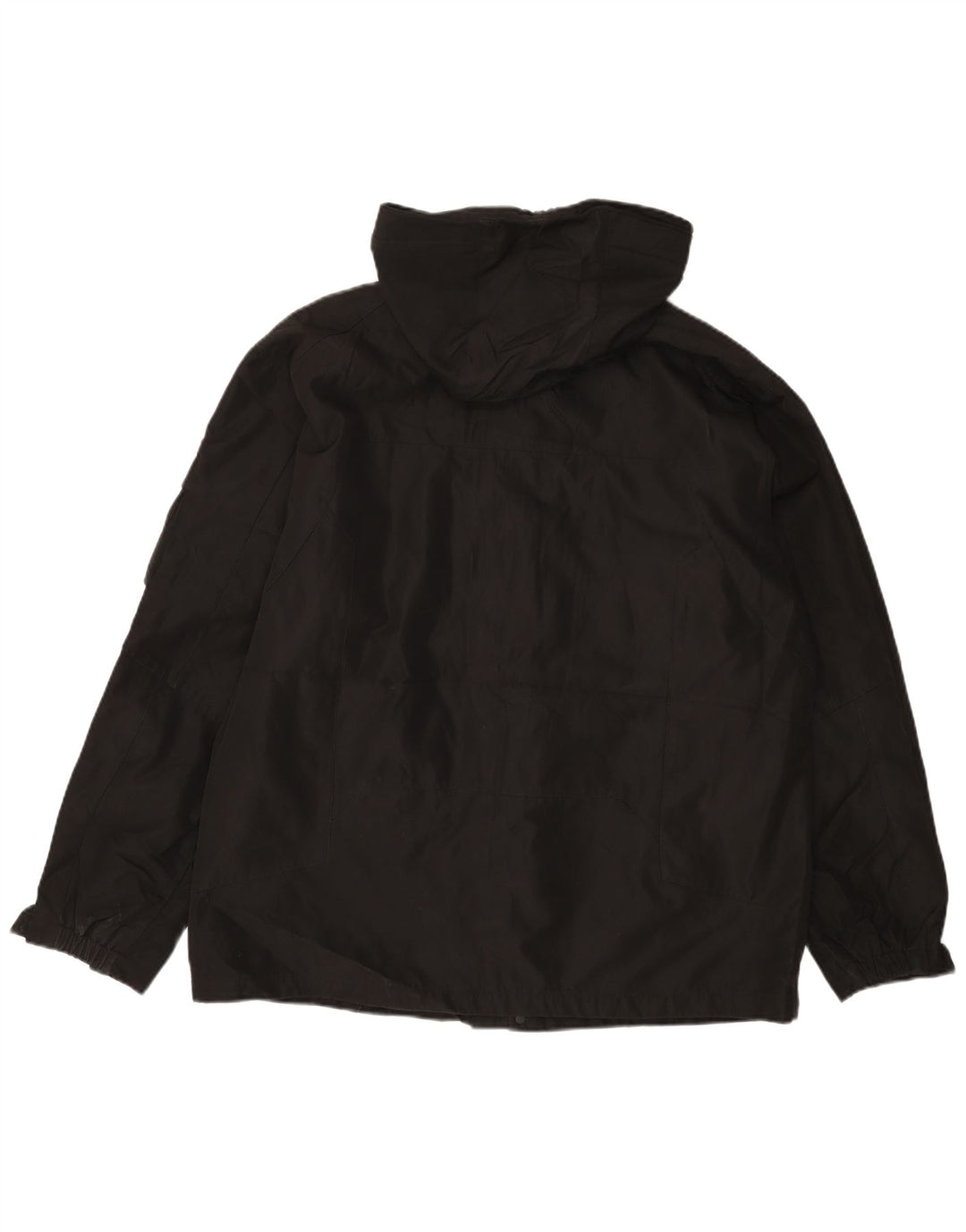 Calvin Klein Chaqueta cortavientos con capucha para hombre UK 40 Grande Poliéster negro