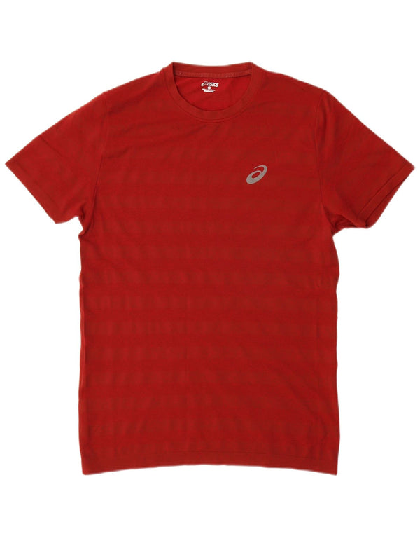 ASICS Camiseta para hombre Top Medium Red Stripes