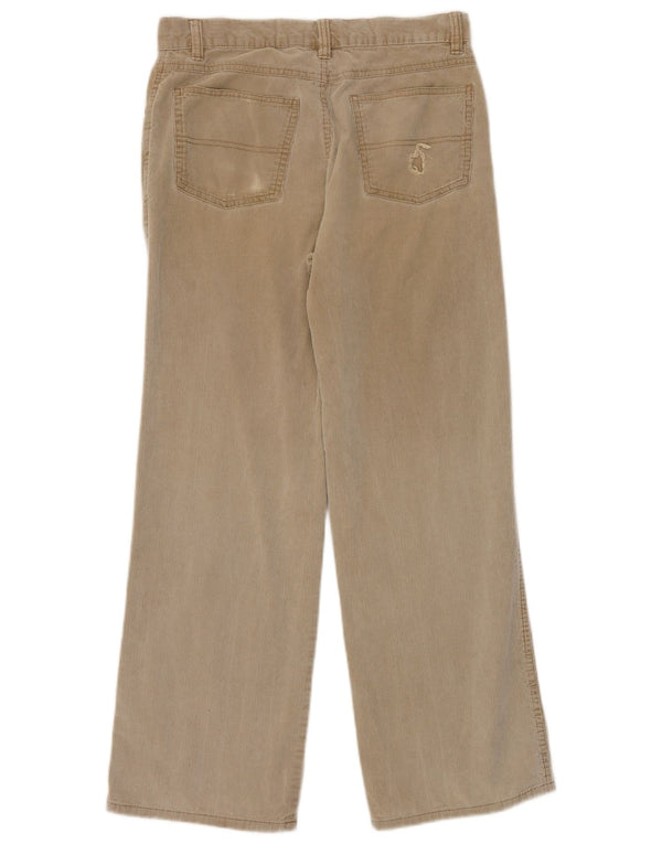 Tommy Hilfiger Pantalones de pana para niños 15-16 años W30 L28 Algodón beige