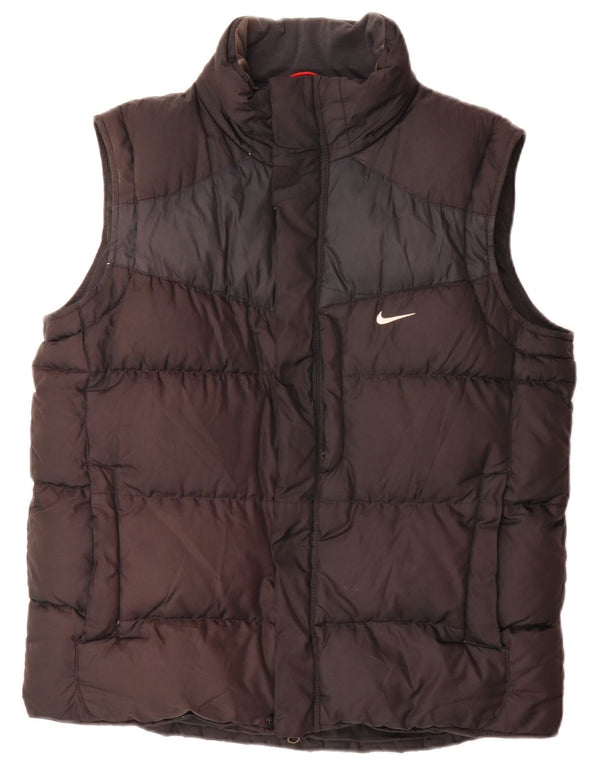 Chaleco acolchado Nike para hombre UK 36/38 Small Negro