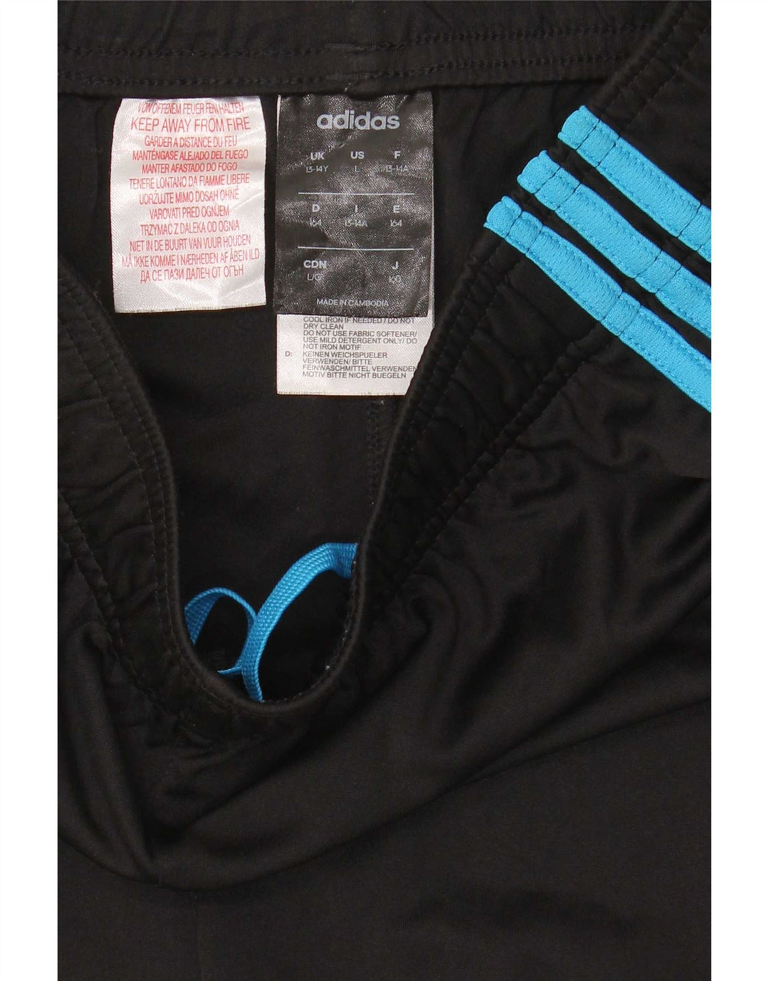 Adidas Chicos Climalite Sport Shorts 13-14 Años Negro Poliéster