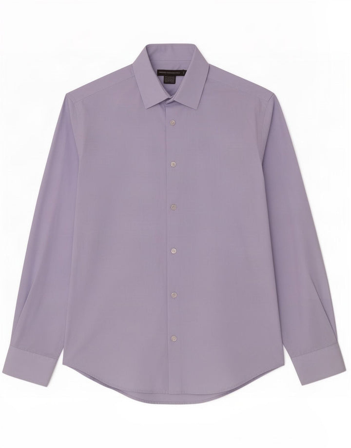 Camisa de hombre French Connection de algodón azul medio