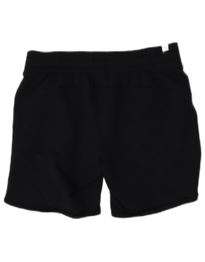Puma - Pantalones cortos deportivos para mujer, talla 40, talla mediana, color azul marino, poliéster