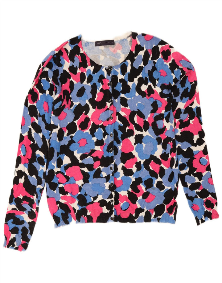 Marks & Spencer Cárdigan para Mujer UK 8 Small Multicolor Floral
