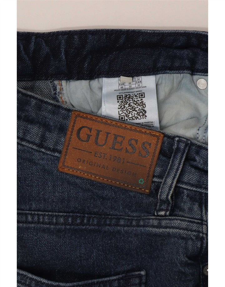Guess Vaqueros Slim Hombre W32 L31 Algodón Azul