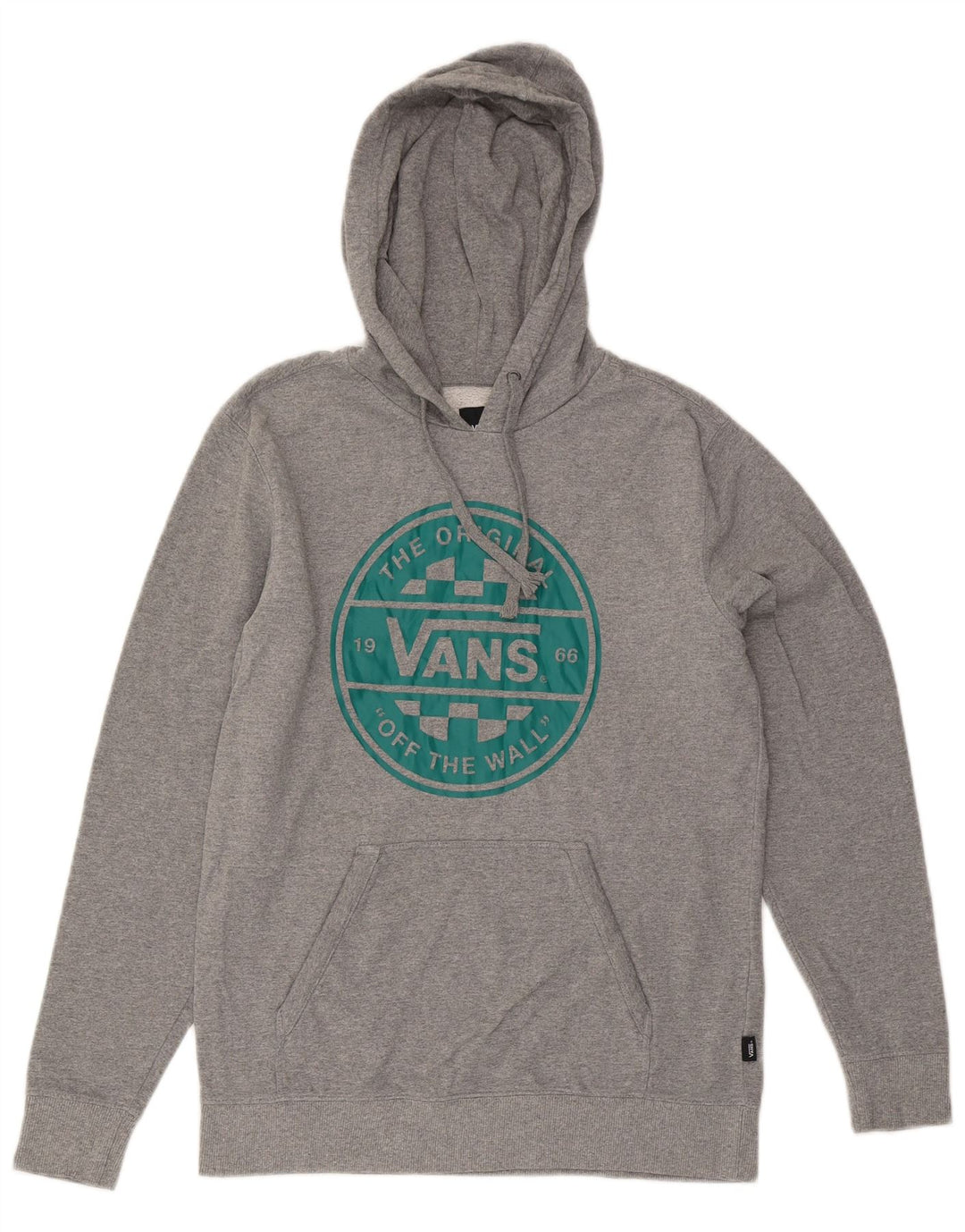 VANS Hombre Graphic Sudadera con capucha Jumper XS Gris Algodón