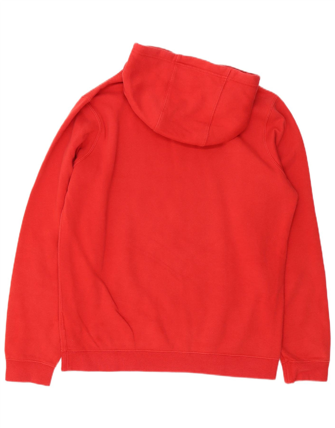 NIKE Sudadera con capucha gráfica para hombre, jersey de algodón rojo mediano