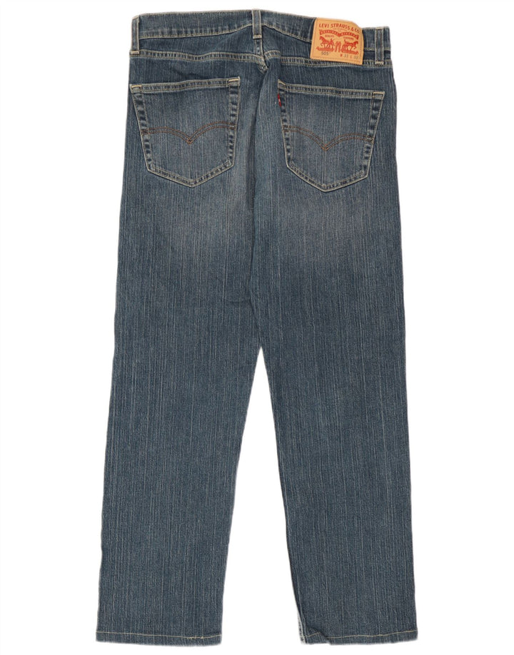Levi's Hombre 505 Vaqueros Rectos W31 L27 Algodón Azul