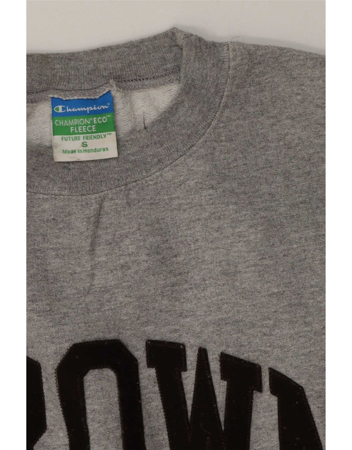 Champion Sudadera con gráfico de corte regular para hombre, jersey pequeño gris