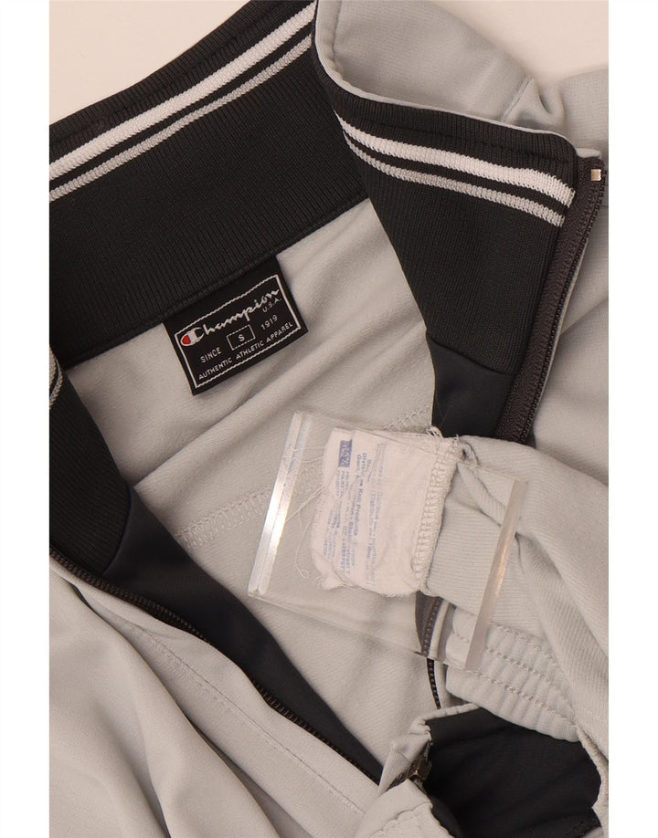 Champion Chaqueta De Chándal Para Hombre Pequeña Poliéster Gris