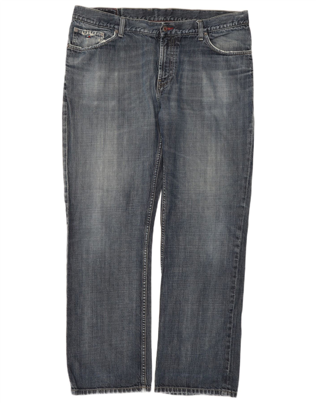 Tommy Hilfiger Vaqueros rectos para hombre W40 L32 Algodón azul