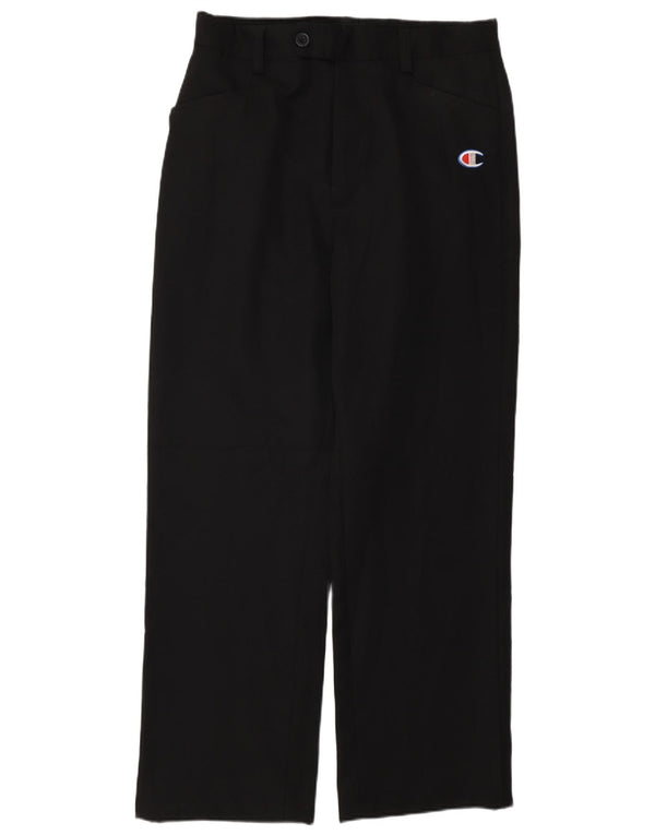 Champion Pantalones Casuales Rectos Para Hombre Medianos W32 L30 Negro