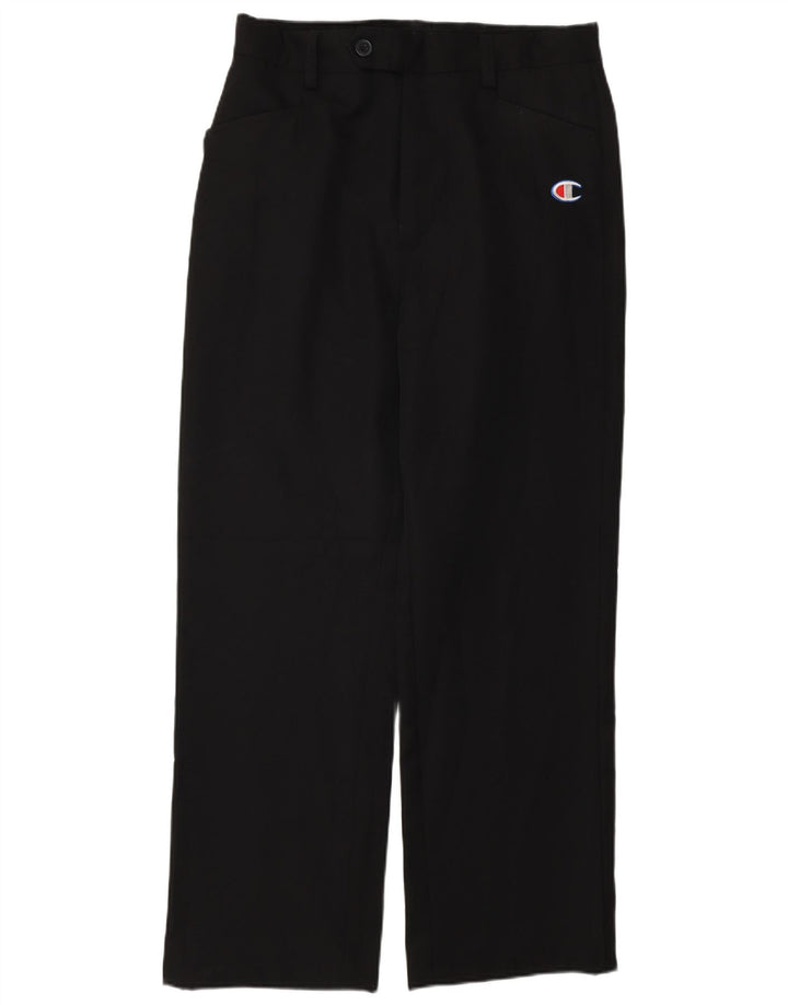 Champion Pantalones Casuales Rectos Para Hombre Medianos W32 L30 Negro