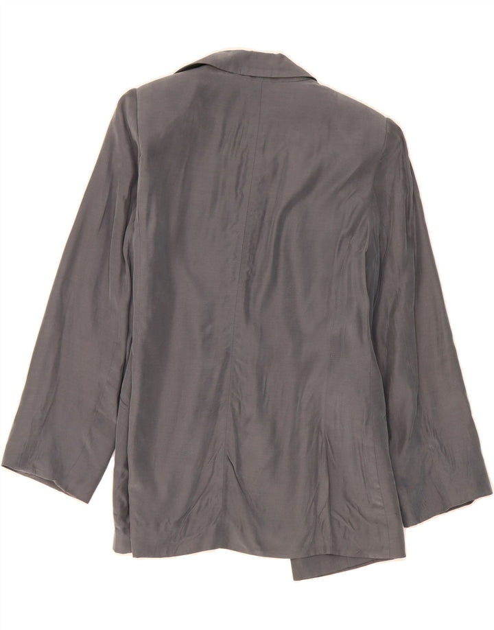 MINT VELVET Womens Blazer Jacket UK 10 Small Grey Viscose Vintage MINT VELVET and Second-Hand MINT VELVET from Messina Hembry 