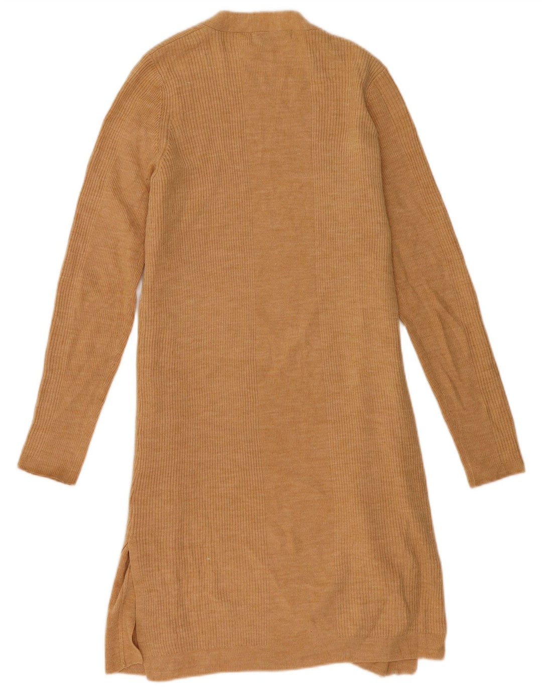 Marks & Spencer Suéter Cárdigan Abierto Largo para Mujer UK 44 Medium Beige