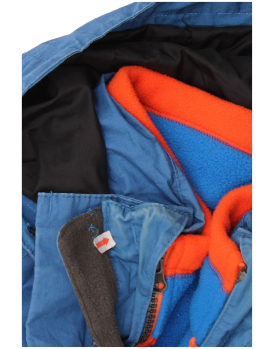 TIMBERLAND Chaqueta cortavientos con capucha para hombre UK 36 Small Azul Poliéster