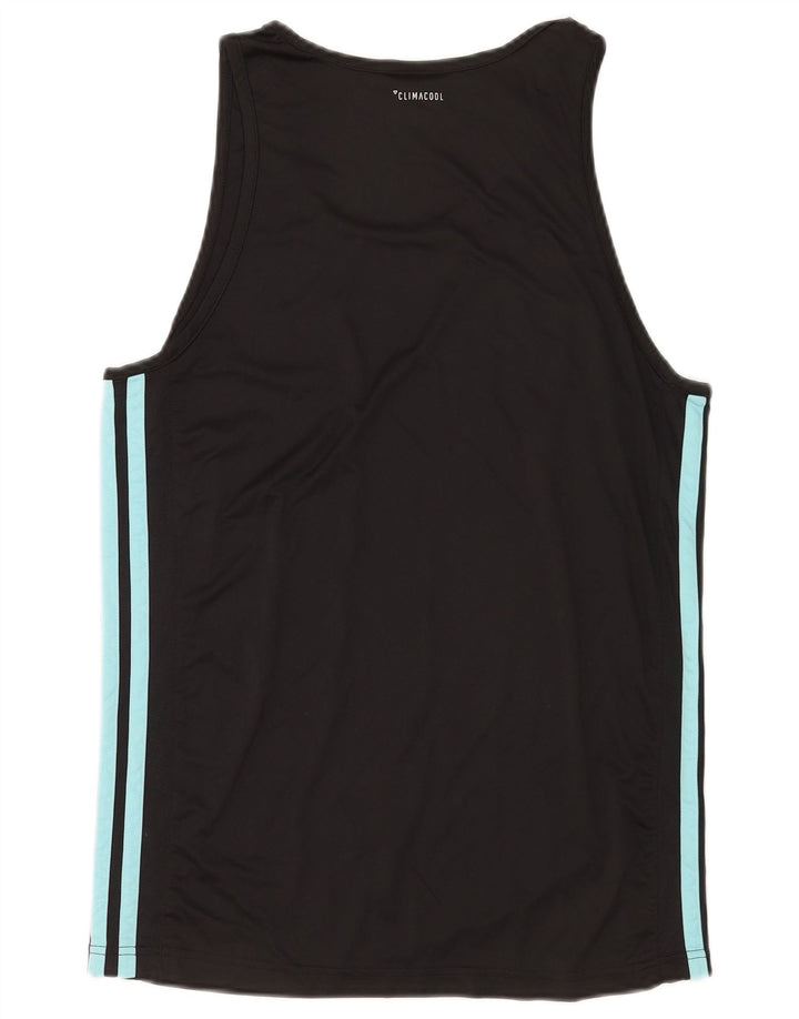 Adidas Hombre Graphic Vest Top Medium Negro Argyle/Diamond Poliéster
