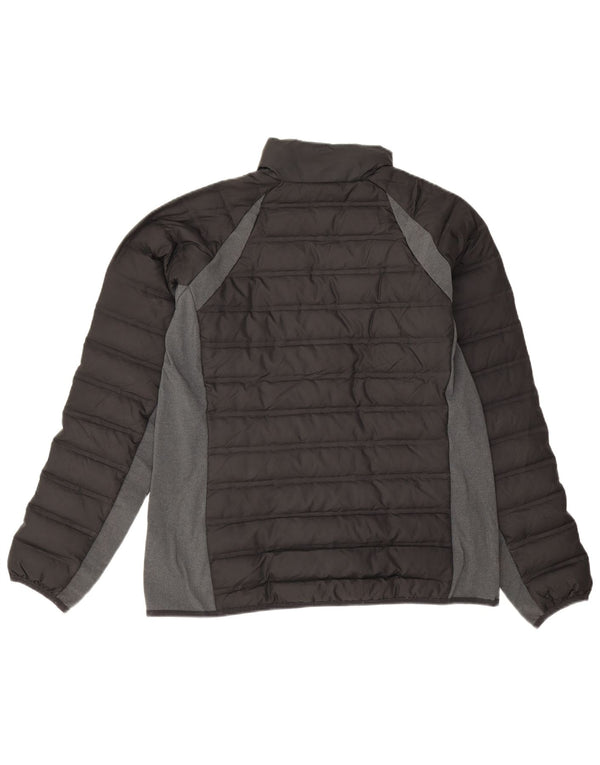 Columbia Chaqueta acolchada para hombre UK 40 Large Poliéster color negro