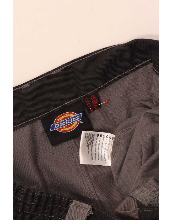 Dickies Pantalones cargo rectos para hombre W34 L31 Poliéster gris