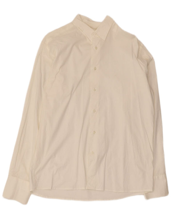 Emporium Viri Camisa Hombre 2XL Blanco Algodón