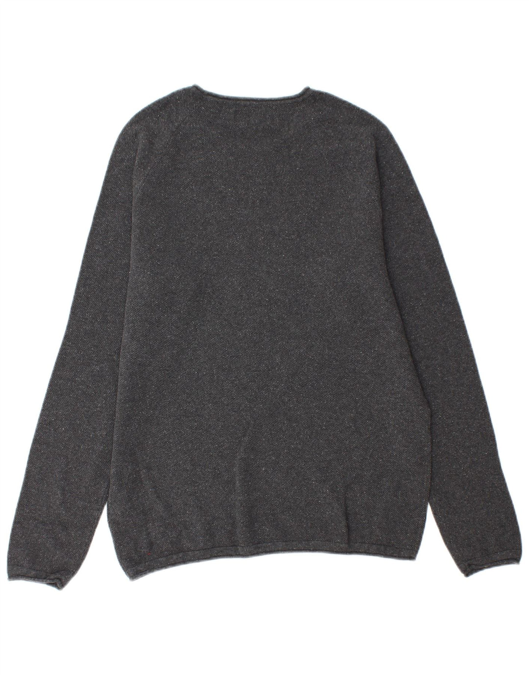 Jersey Jack & Jones Hombre con Cuello Redondo de Algodón Gris Medio