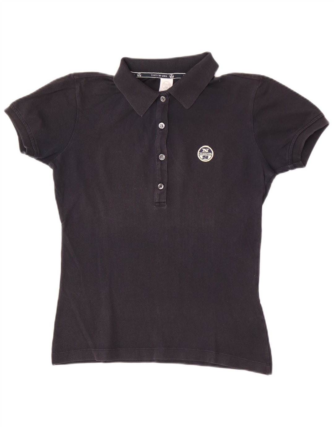 Polo North Sails para mujer UK 40 Mediano Algodón negro