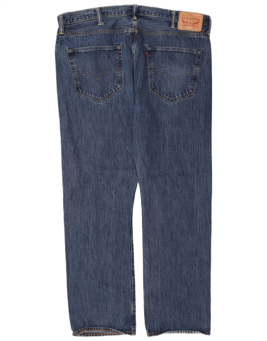 Levi's Hombre 501 Vaqueros Rectos W40 L32 Algodón Azul