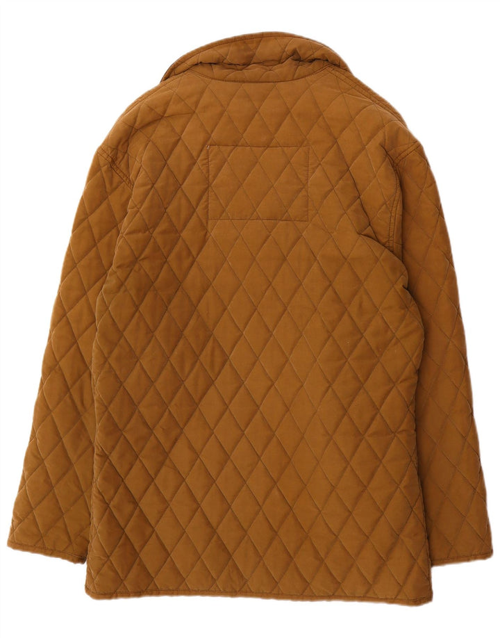 Mash Chaqueta acolchada para hombre IT 52/54 Large Beige Colorblock Algodón