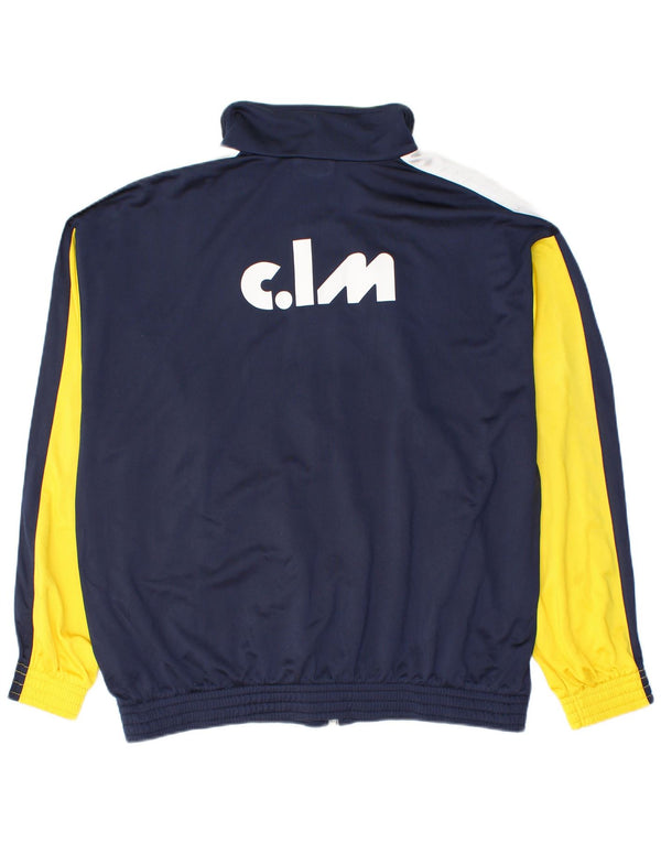 Lotto Chaqueta de chándal para hombre ES 42/44 XL Azul Colorblock Poliéster