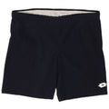 Lotto - Pantalones cortos deportivos para hombre, talla grande, poliéster azul marino
