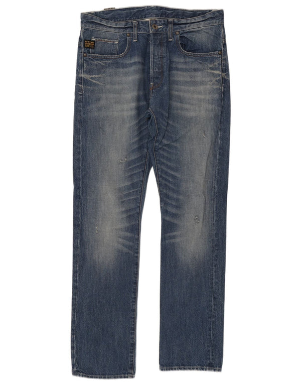 G-STAR Vaqueros ajustados para hombre Yield W33 L32 Algodón azul