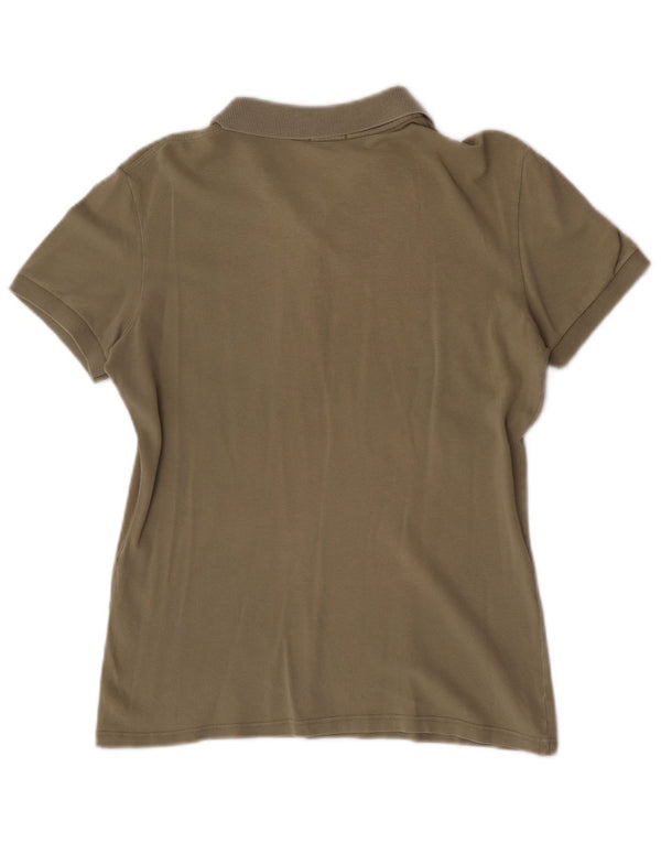 Fred Perry Polo Mujer UK 40 XL Algodón Caqui