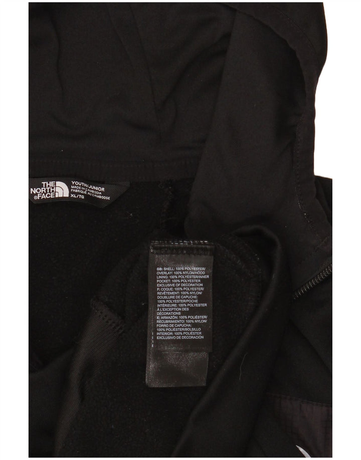 THE NORTH FACE Sudadera con capucha y cremallera para niño 14-15 años XL Negro Poliéster