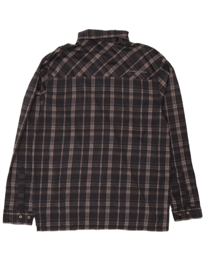 Under Armour Camiseta All Season Gear para hombre Poliéster a cuadros gris grande