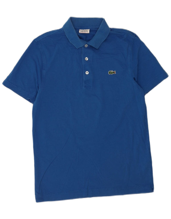 Polo Lacoste para hombre talla 3 pequeño algodón azul
