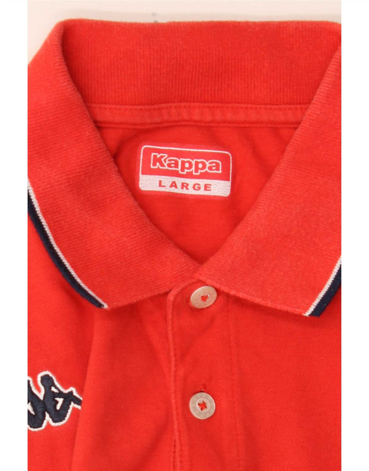 Kappa Polo Hombre Grande Rojo