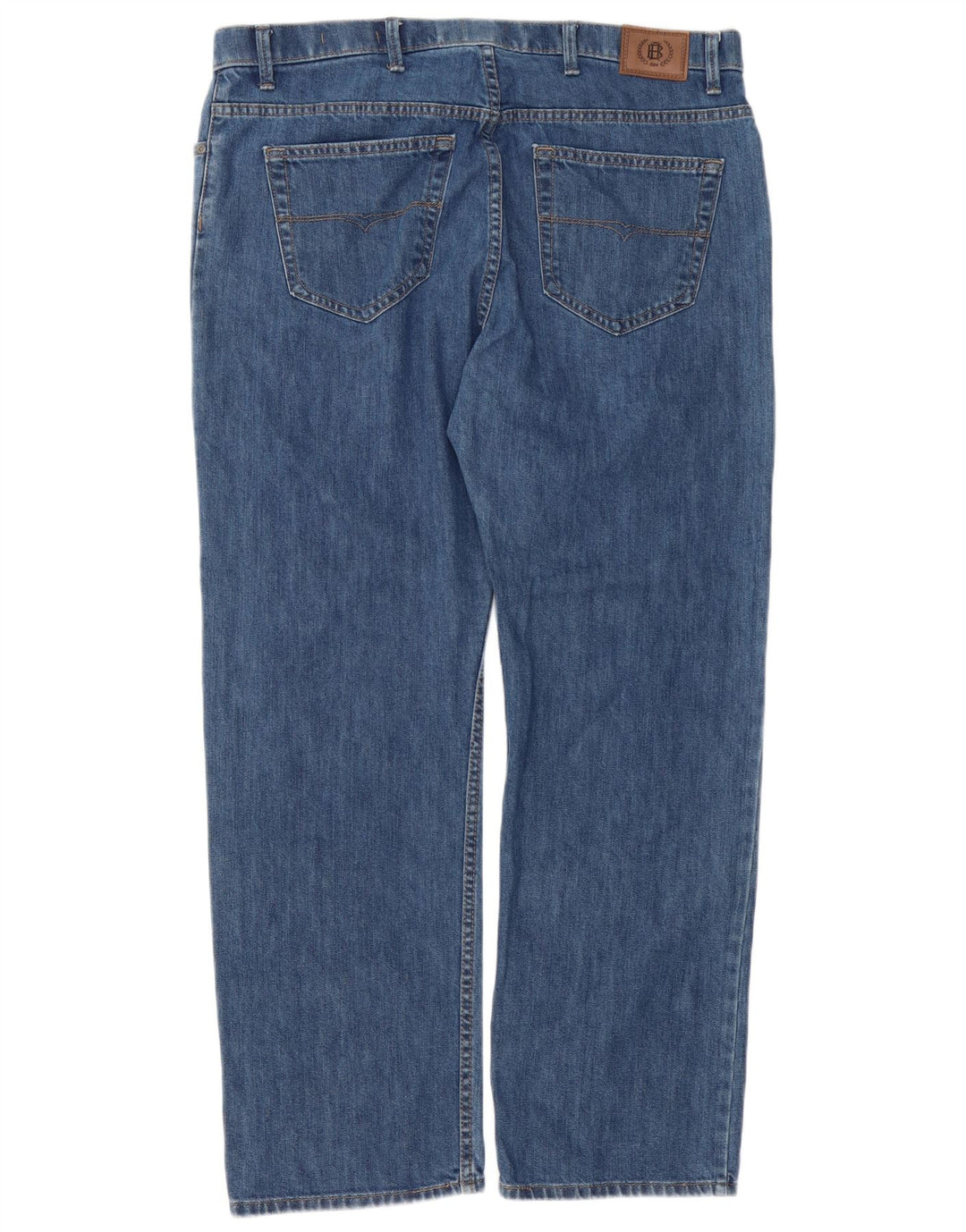 Marks & Spencer Vaqueros rectos azules Harbor para hombre W38 L31 Algodón azul