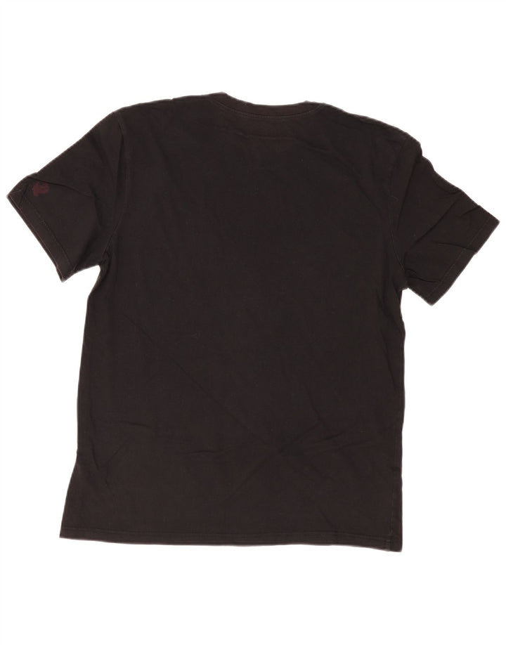 Kappa Mujer Tezenis Graphic Camiseta Top UK 40 Medium Negro