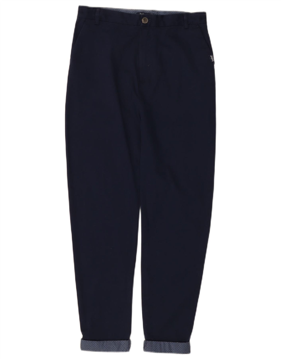TED BAKER Pantalón chino cónico para niña 11-12 años W26 L24 Azul marino